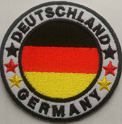 Aufnäher Bügelbild Aufbügler Patch Applikation Kinder Kleidung Fanartikel Deutschland Aufnäher Fußball EM 2016