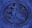 Sarong - "Soft Blue Celtic Fairy", 44" X 66"