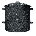 Black 19-qt. 2-pc. Clam/Lobster Steamer Set