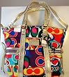 Coach Signature Poppy Spotlight Shoulder Bag Purse 13830
