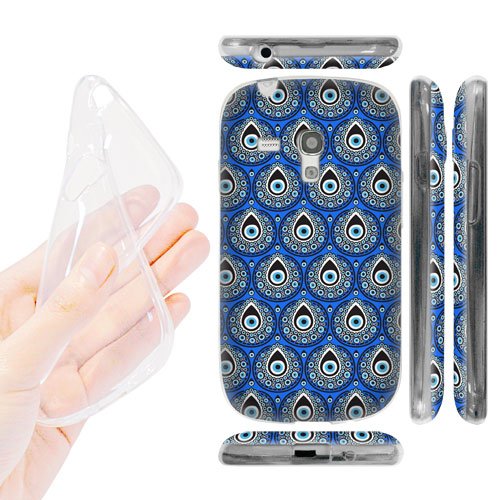 Head Case Designs Rhythm Evil Eye Gel Back Case Cover for Samsung Galaxy S3 III mini I8190