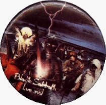 Black Sabbath - Live Evil (Knight) - AUTHENTIC 1980's RETRO VINTAGE 1.25" Button / Pin