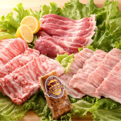 [瀬戸のもち豚]豪華お試し４点セット-しゃぶしゃぶも焼き肉も楽しめる(ベーコンセット）(クール便送料込み)