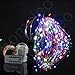Homeleo 5M 50led Wireless Controlled LED String Light Flexible Copper Wire AA Battery Operated Mini LED Starry Fairy Light(with Remote ,Multicolor, Waterproof)