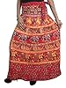 Indiatrendzs Women's Wrap Around Skirt Open waist Animal Print Skirt-Long