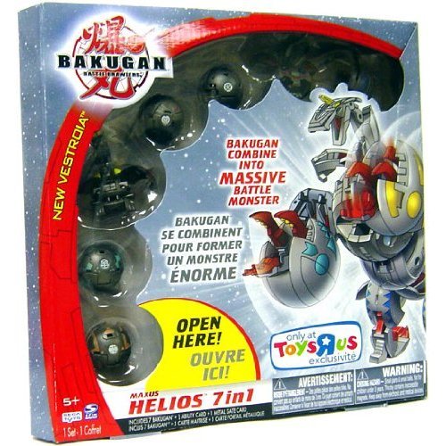Bakugan Maxus Helios 7 in 1 with Free Dvd