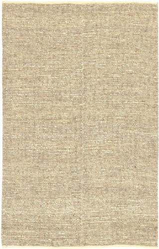 Surya Continental 5-Feet by 8-Feet Hand Woven Rug, Ivory