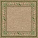 Sand Castles Rug- Peridot/ Sandstone(7'7" Square)