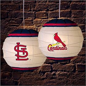 <b>Memory Company St. Louis Cardinals Rice Paper Lamp</b>