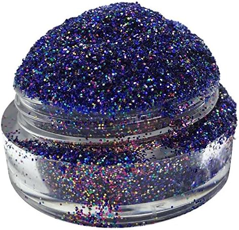 Lumikki Cosmetics Glitter For Eyeshadow / Eye Shadow / Eyes / Face / Lips / Nails Makeup - Compare to NYX - Shimmer Makeup Powder - Holographic Cosmetic Loose Glitter (Purple Nebula)