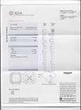 Certified Diamond (Asscher, Fair cut, 3.130 carats, H color, VVS2 clarity)