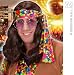 PERÜCKE - HIPPIE - braun ***OHNE STIRNBAND***