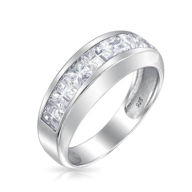 sterling silver wedding bling ring