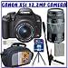 Canon EOS Rebel XSi (a.k.a. 450D) SLR Digital Camera Kit (Black) with 18-55mm IS Lens & Canon EF 75-300mm f/4-5.6 III Telephoto Zoom Lens + 8GB + Deluxe Accessory K#6