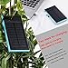 GRDE Solar Charger Portable Solar Power Bank with Phone Dock 10000mAh Dual USB External Battery Charger For Cellphone iPad Camera GPS Tablets and Other 5V USB Devices-Blue
