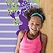 Gaiam Kids Yoga Mat Exercise Mat, Yoga for Kids with Fun Prints - Playtime for Babies, Active & Calm Toddlers and Young Children, Purple Flowers, 3mm