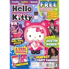 HELLO KITTY MAGAZINE ~ ISSUE 28 ~ INCLUDES FREE CUTE HELLO KITTY STICKERS * BRACELET WITH HELLO KITTY CHARM