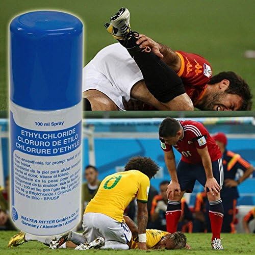 2 PACKS Ethylchloride Spray Anaesthetic Pain Relief 100 Ml. For Sports