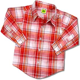 Baby & Toddler "Darrell" Plaid Long Sleeve Shirt