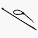 8" Black Zip Tie (100 Bag)