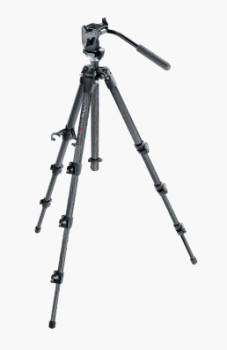 Manfrotto 444 CARBON ONE - Tripod - with Manfrotto 700RC2 Composite Video Head