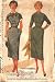 One-Piece Dress with Detachable Collar, Cuffs and Bow, Simplicity 4465