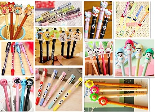 NiceGirl® 12 Cute Creative Gel Ink Pen/ball Point/ Rollerball Pens(style mixed 1)