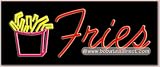 Fries, Logo Neon Sign