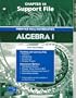 Algebra 1, Chapter 10: Quadratic Equations and Functions (Prentice Hall Mathematics)