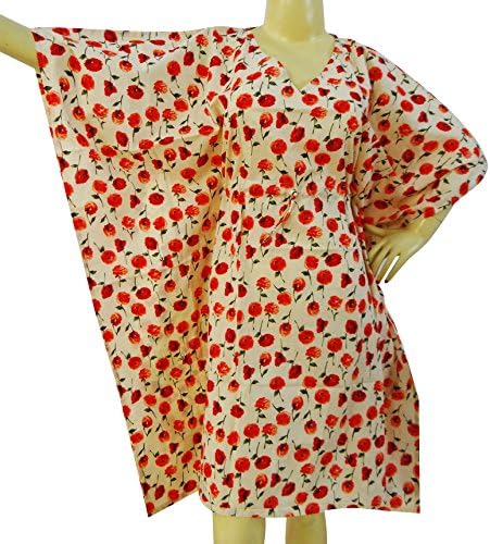 Cotton Kaftan Plus Size Maxi Kaftan Tunic Bathing Suit Cover Up Bohemian Caftan