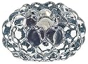 Orrefors Raspberry Votive