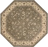Nourison Nourison 2000 2003-OLI 10'0x10'0 Area Rug Octagon Hand Tufted Wool & Silk
