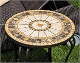 Outdoor Living : Alfresco Home 21-0833-T Compass 20 Inch Round Side Table Top