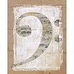 Bass Clef Wall Art - 11x14"