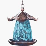 Bird Brain 6100 Moonbeam Glow in the Dark Bird Feeder - Aqua