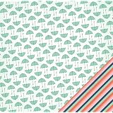 American Crafts Dear Lizzy Lucky Charm Raindrops Paper