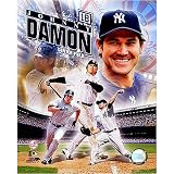 Photo File New York Yankees Johnny Damon - 2006 Portrait Plus - 8x10 Photo Mounted in 11x14 Double Mat