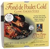More Than Gourmet Fond De Poulet Gold Chicken Stock, 1.5-Ounce Units (Pack of 6)