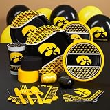 Creative Converting Iowa Hawkeyes College Deluxe Party Kit (16 guests) 207296