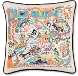 Florida Decorative Embroidered Throw Pillow. FREE SHIPPING!