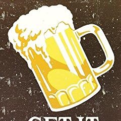 ブリキ看板 ラッキーズバー 40.5cm×30.5cm