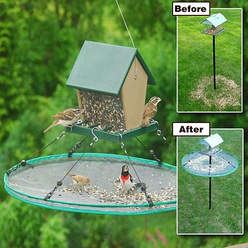 Songbird Essentials 30 in Universal Seed Hoop for Bird Feeders Home