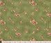 By The Yard Green Floral Bouquet 100% Cotton Quilt Fabric