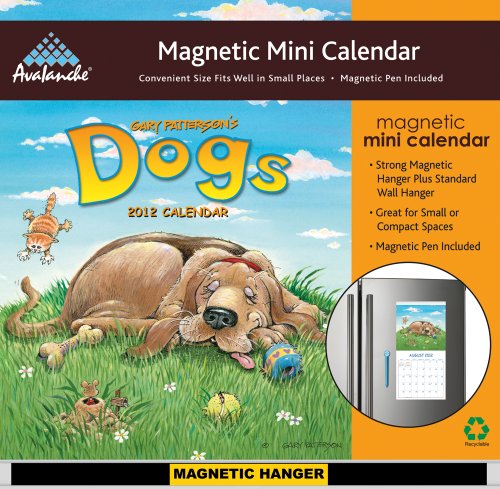 2012 Gary Patterson's Dogs Magnetic Mini calendar
