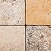 Andean Cream Peruvian Travertine 4 X 4 Tumbled Field Tile - 4-pcs. Sample Set