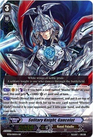 Cardfight!! Vanguard TCG - Solitary Knight, Gancelot (BT01/010EN) - Descent of the King of Knights
