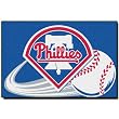 MLB Philadelphia Phillies 20-Inch-by-30-Inch Tufted Rug