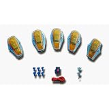 Pacer Ford Style Cab Roof Running Lights Kit (5 Lights - Amber) by Pacer Performance
