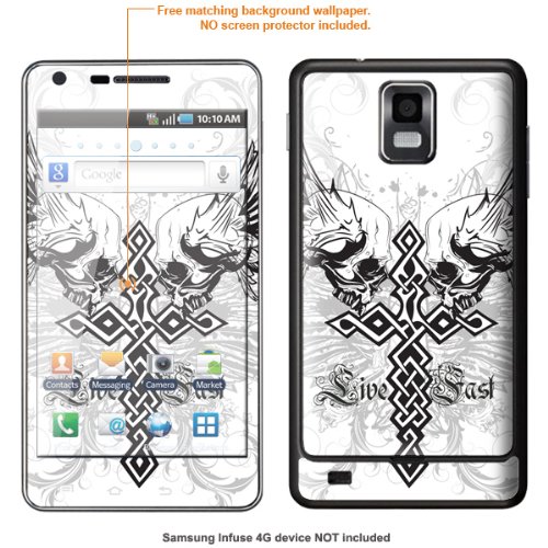 Protective Decal Skin STICKER for AT&T Samsung Infuse 4G case cover Infuse-396