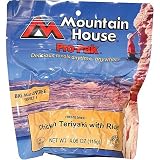 Mountain House Chicken Teriyaki with Rice Pro-Pak Freeze Dried 1 Person Pouch - Like MRE Food / Meal for Hiking, Camping, Fishing, Hunting and Outdoor Recreation
